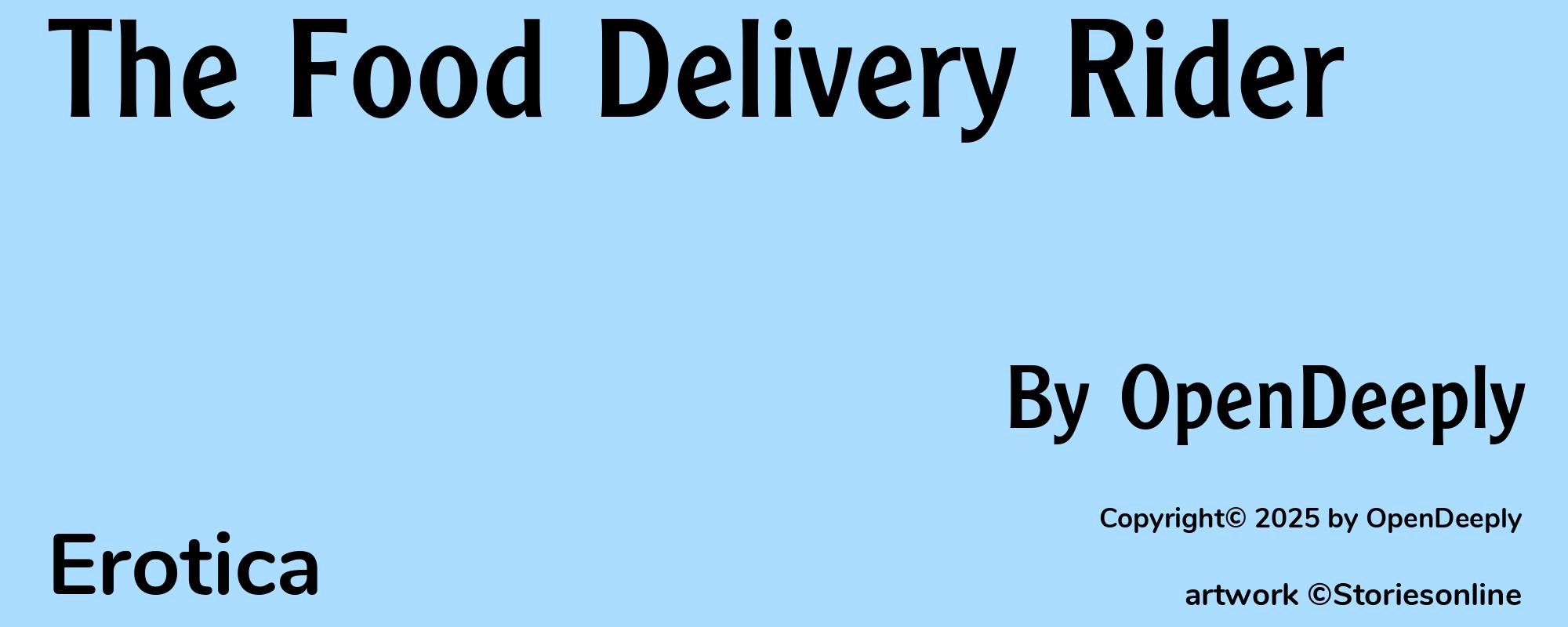 The Food Delivery Rider - Cover