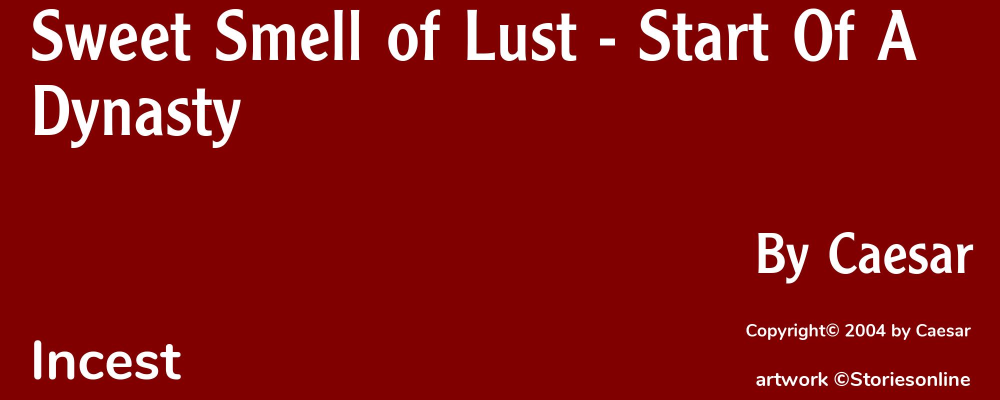 Sweet Smell of Lust - Start Of A Dynasty - Cover