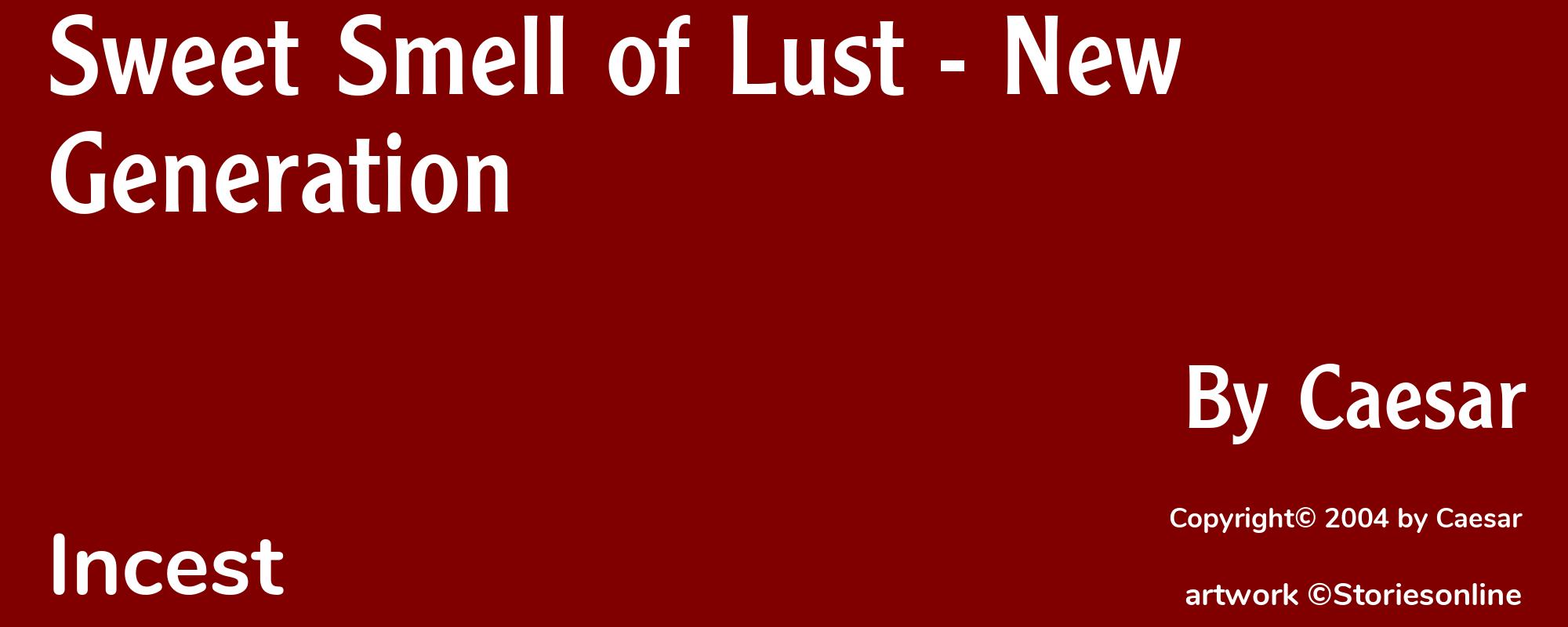 Sweet Smell of Lust - New Generation - Cover