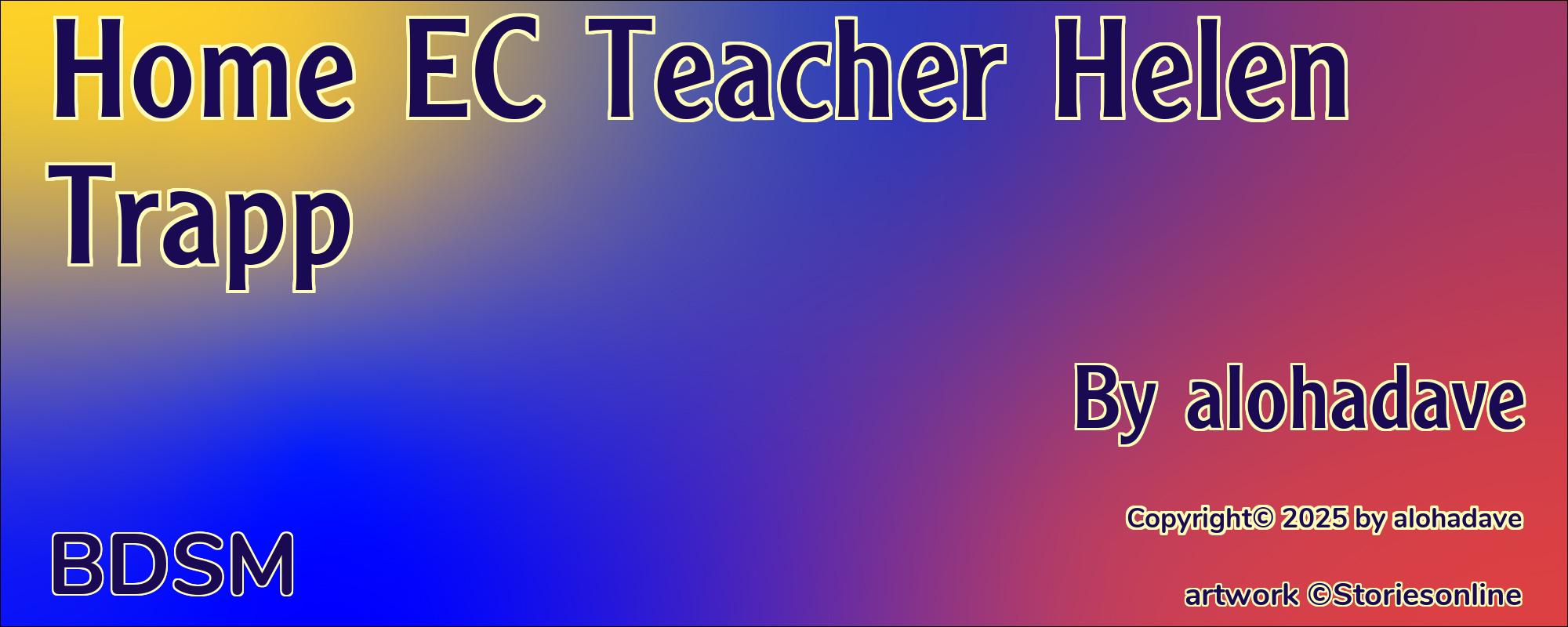 Home EC Teacher Helen Trapp - Cover