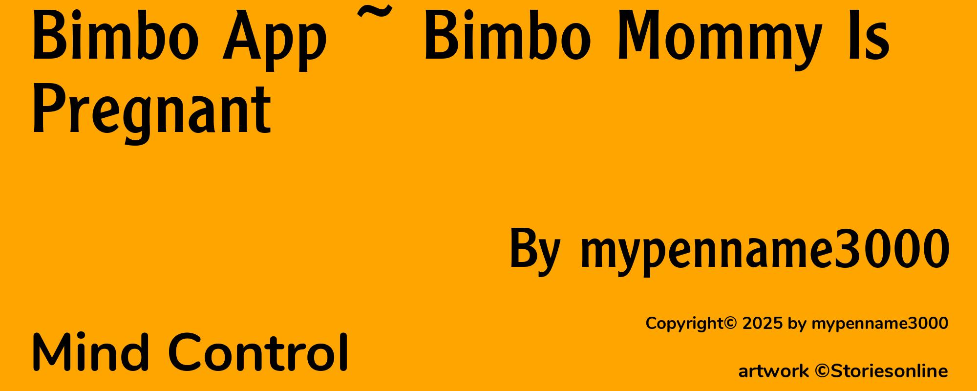 Bimbo App ~ Bimbo Mommy Is Pregnant - Cover