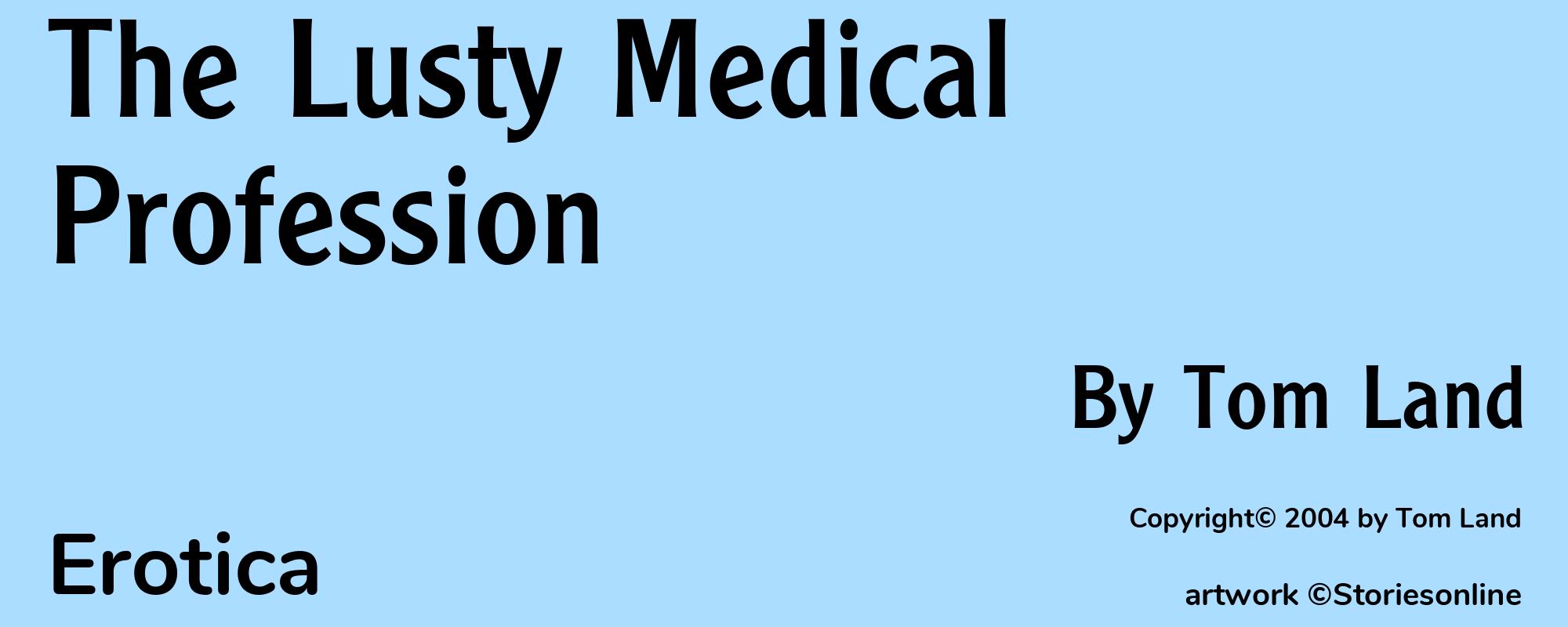 The Lusty Medical Profession - Cover