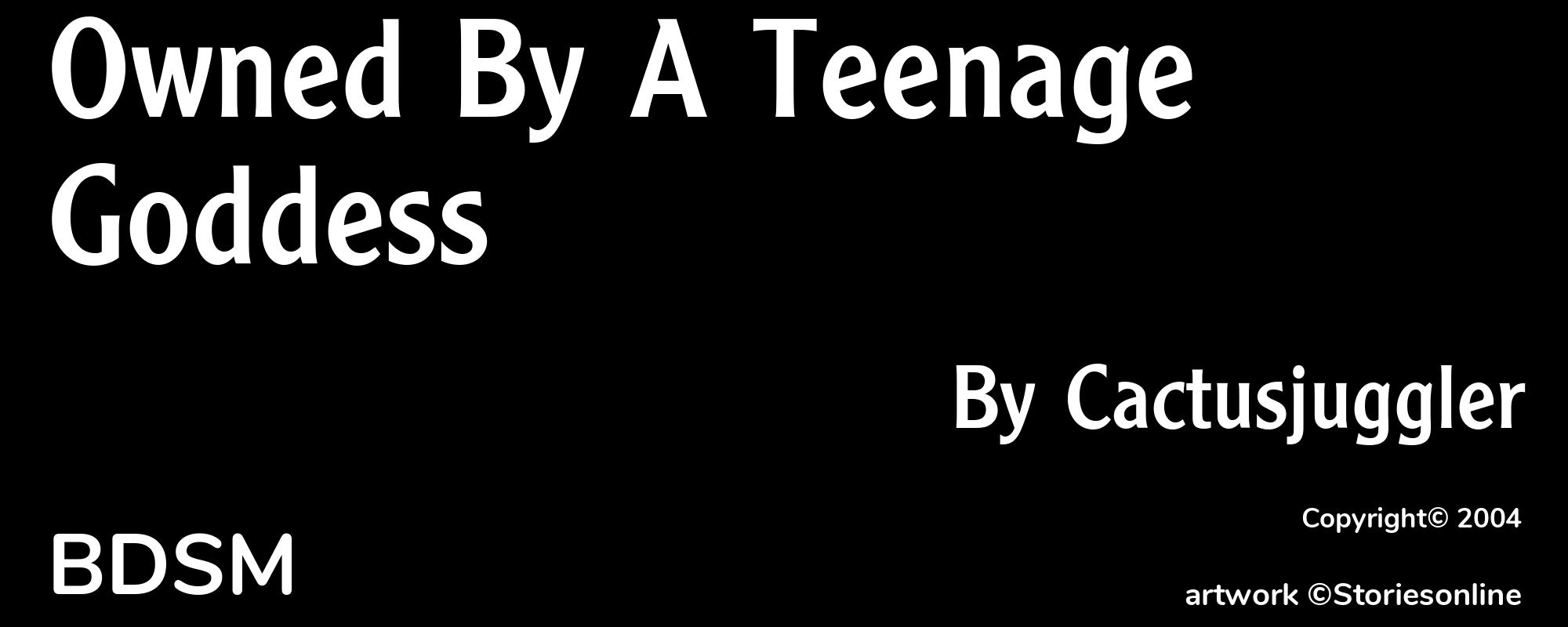 Owned By A Teenage Goddess - Cover