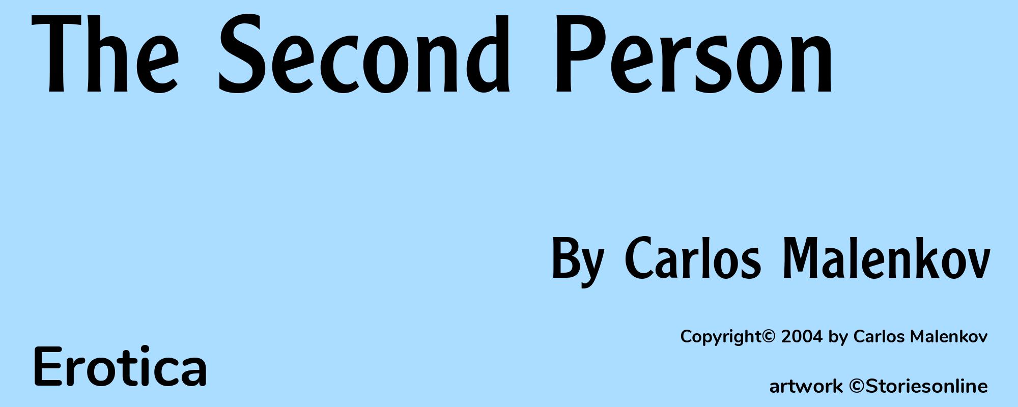 The Second Person - Cover