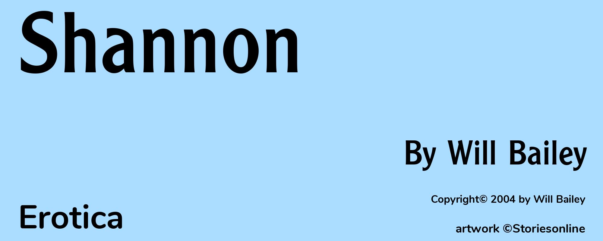 Shannon - Cover