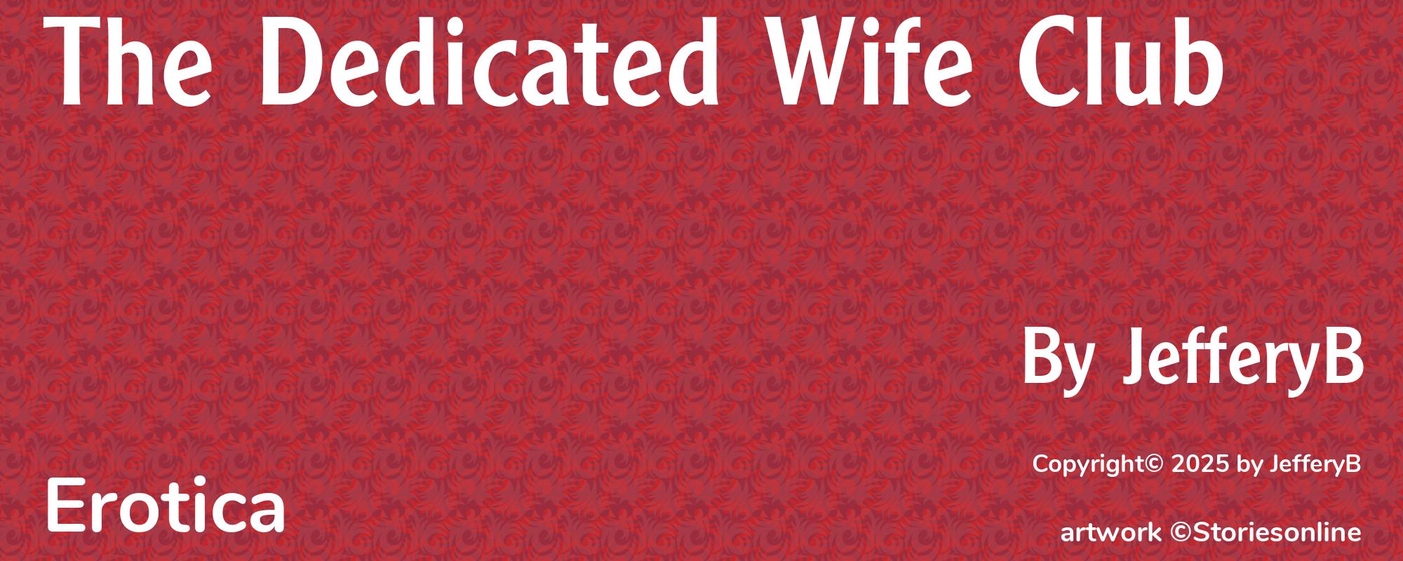 The Dedicated Wife Club - Cover