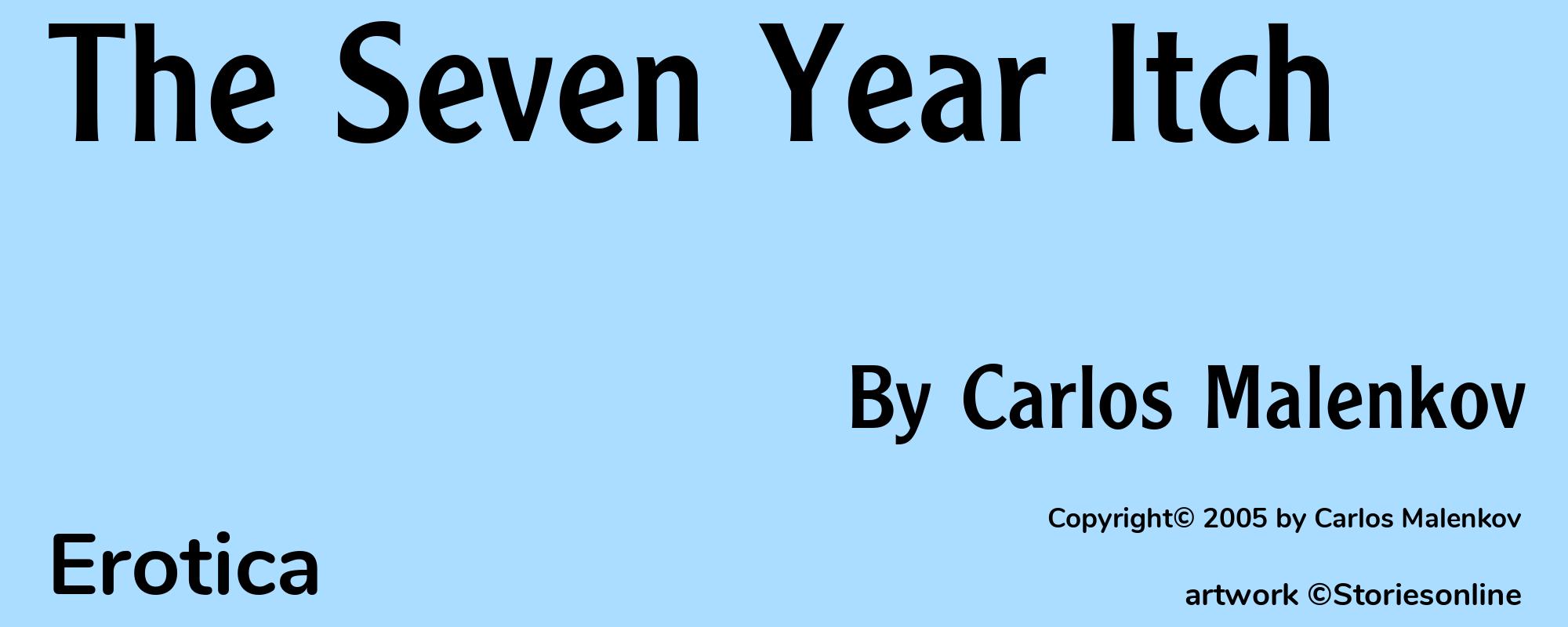 The Seven Year Itch - Cover