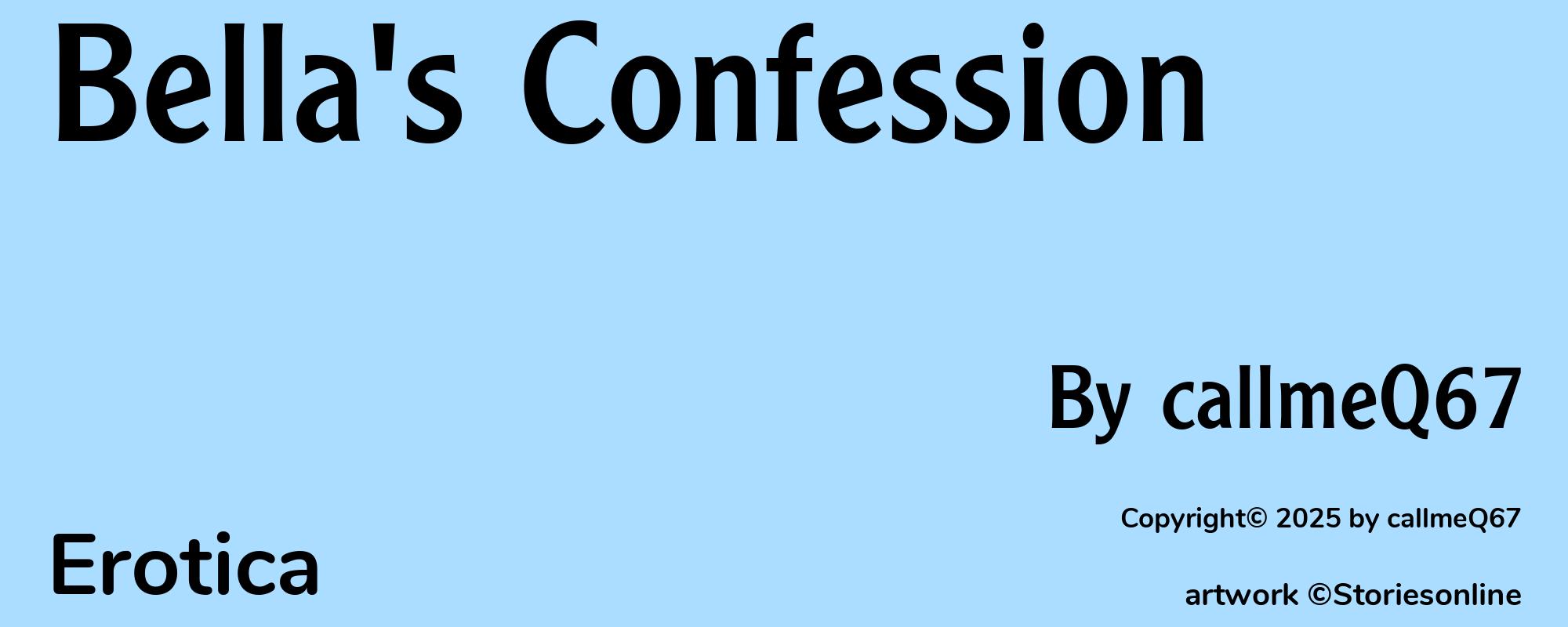 Bella's Confession - Cover