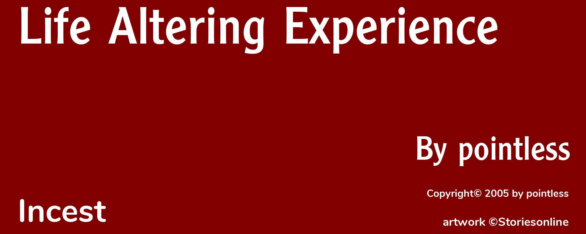 Life Altering Experience - Cover