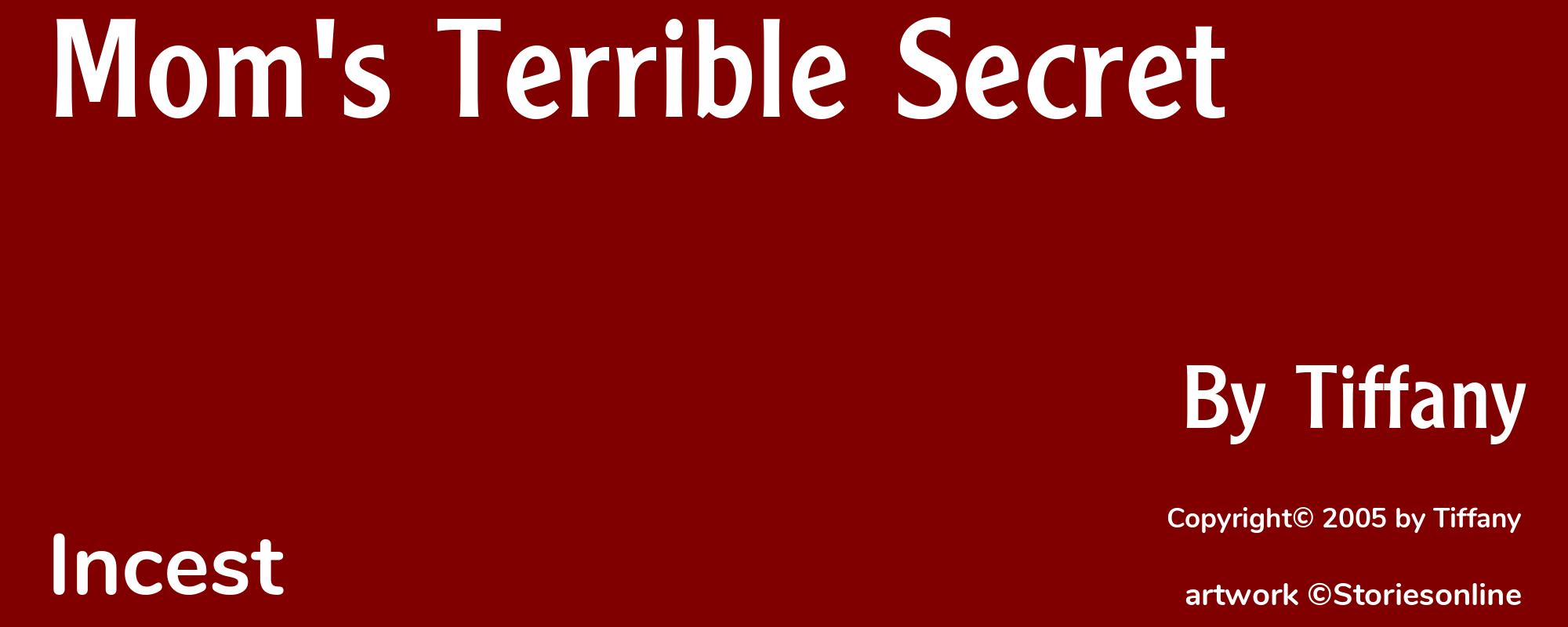 Mom's Terrible Secret - Cover