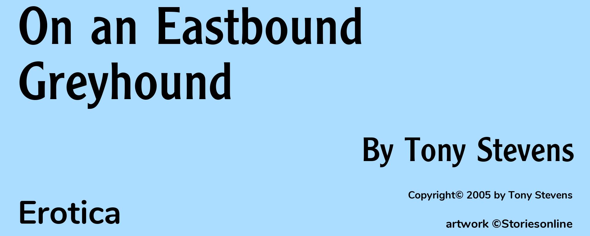 On an Eastbound Greyhound - Cover
