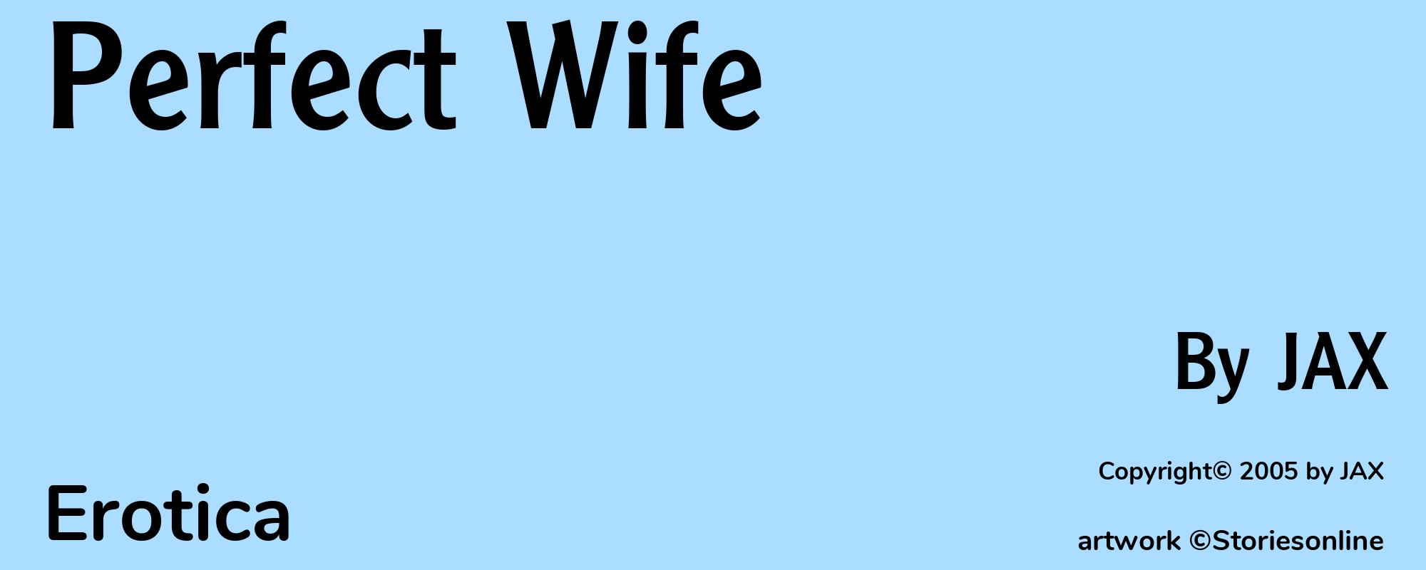 Perfect Wife - Cover