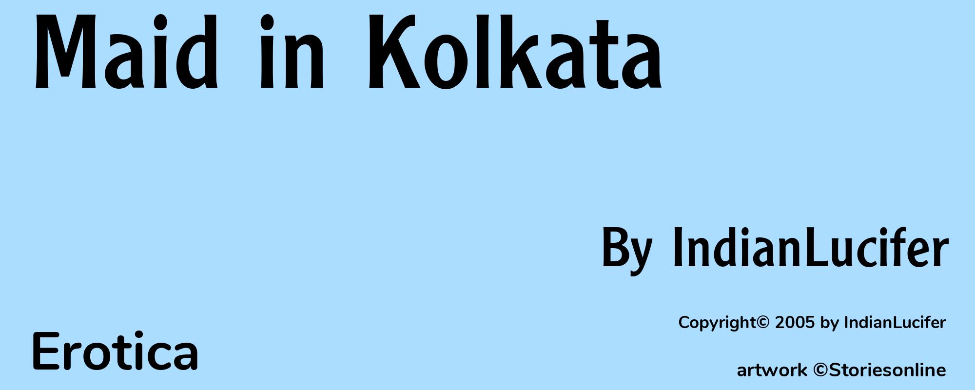 Maid in Kolkata - Cover