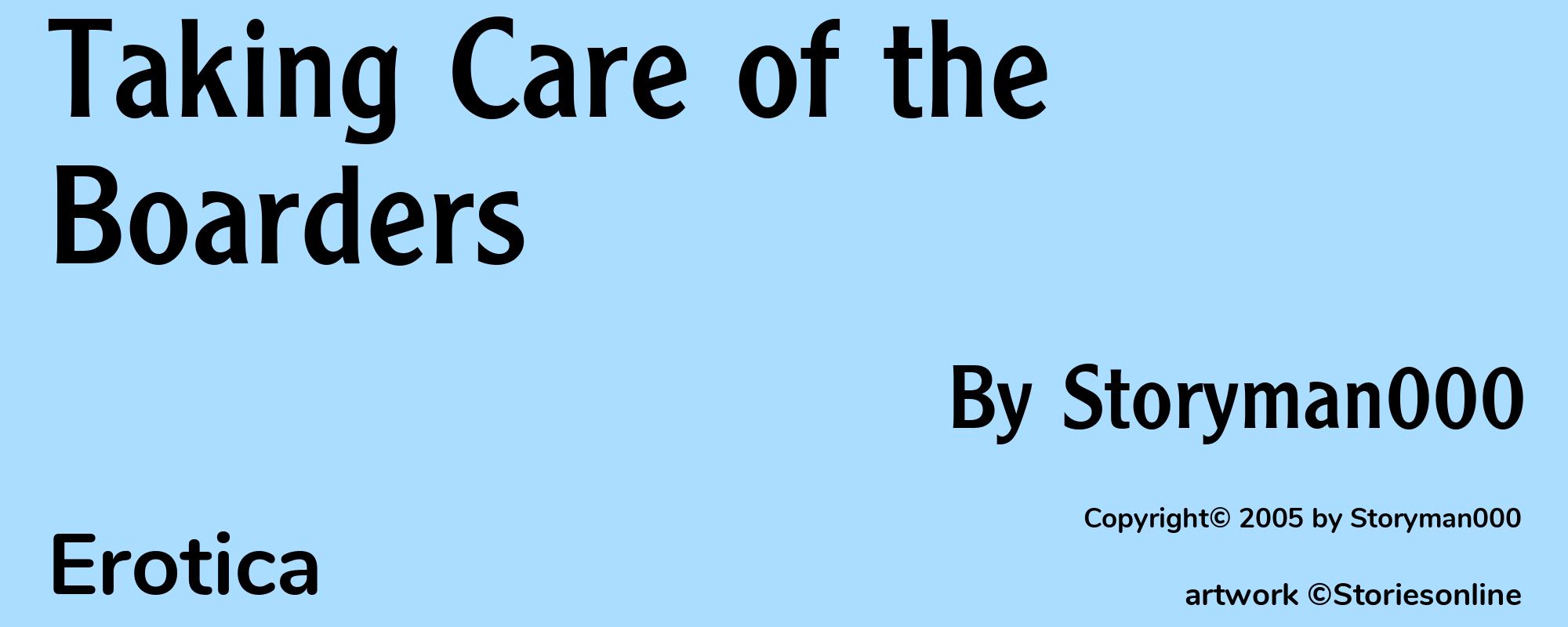 Taking Care of the Boarders - Cover