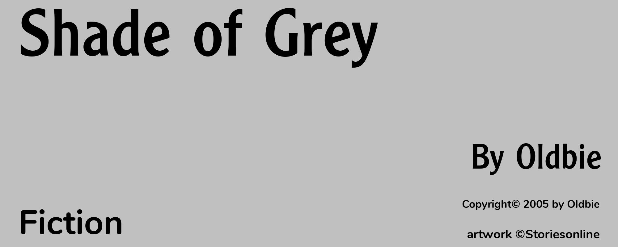 Shade of Grey - Cover