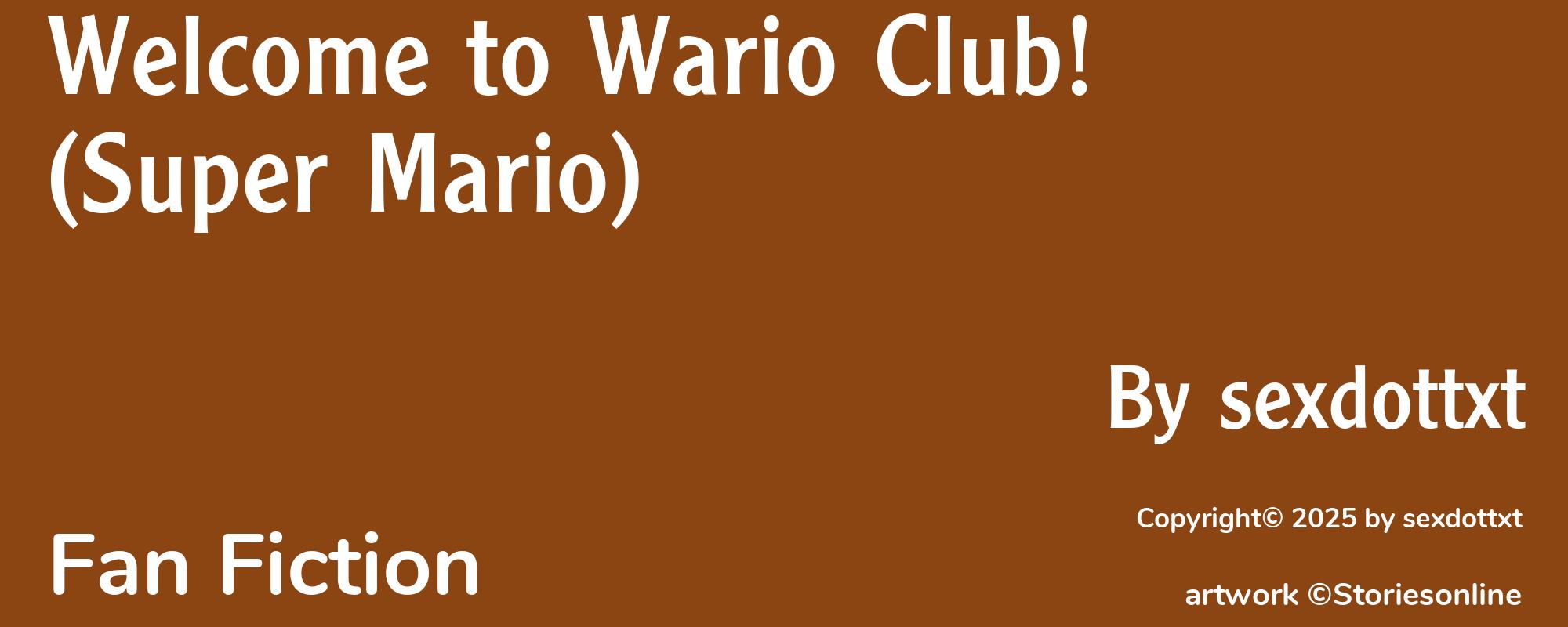 Welcome to Wario Club! (Super Mario) - Cover