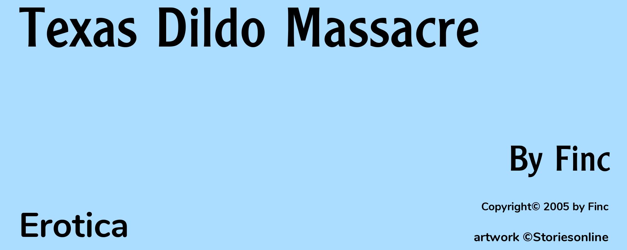 Texas Dildo Massacre - Cover