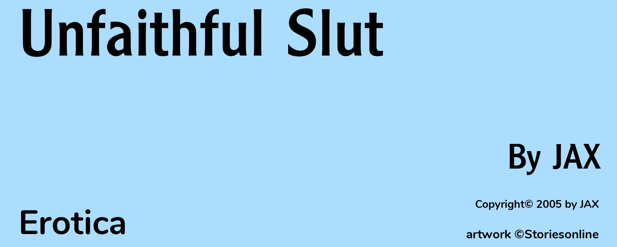 Unfaithful Slut - Cover