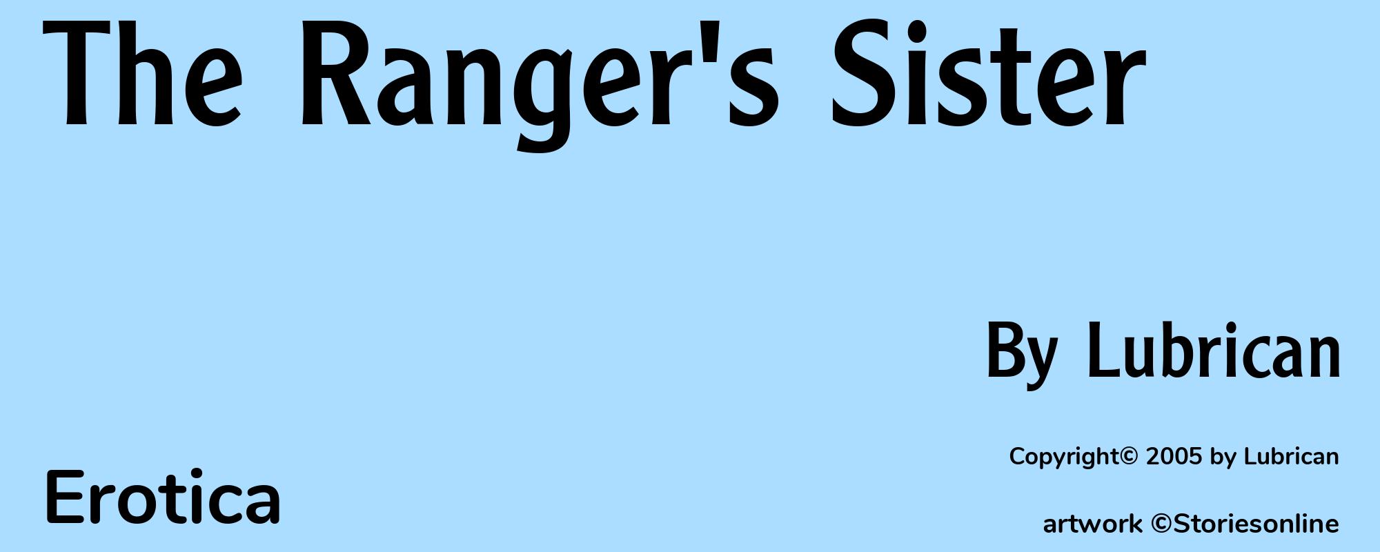 The Ranger's Sister - Cover