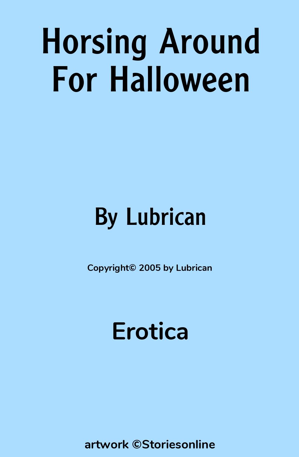 Horsing Around For Halloween - Erotica Sex Story