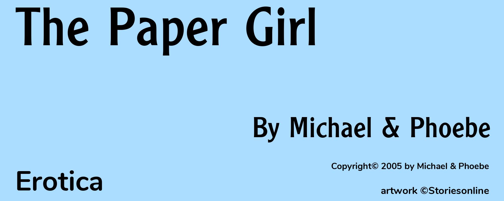 The Paper Girl - Cover