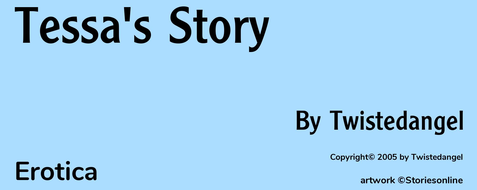 Tessa's Story - Cover