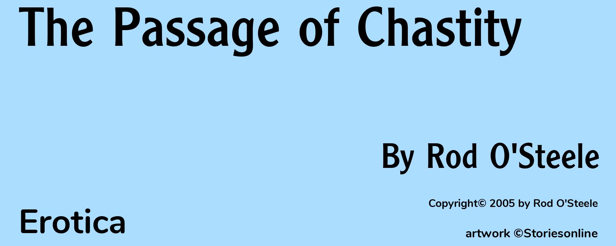 The Passage of Chastity - Cover