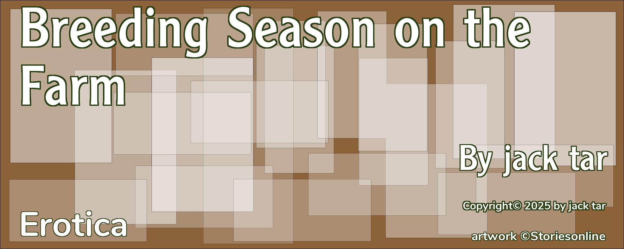 Breeding Season on the Farm - Cover