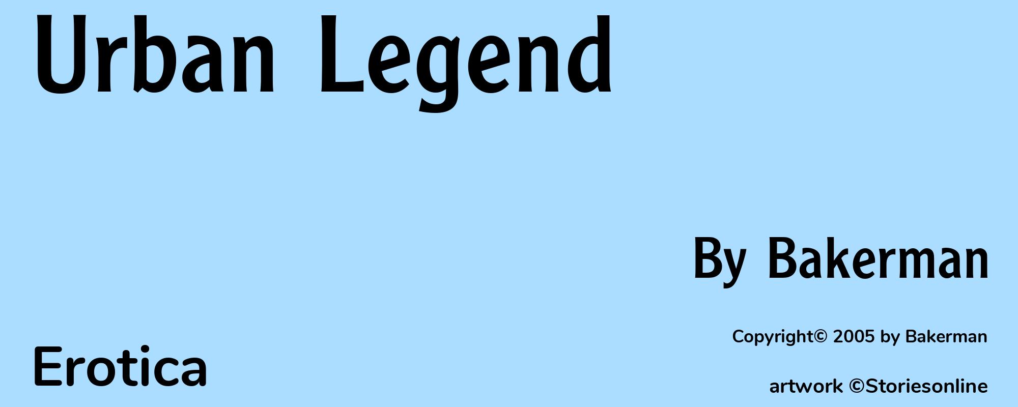 Urban Legend - Cover