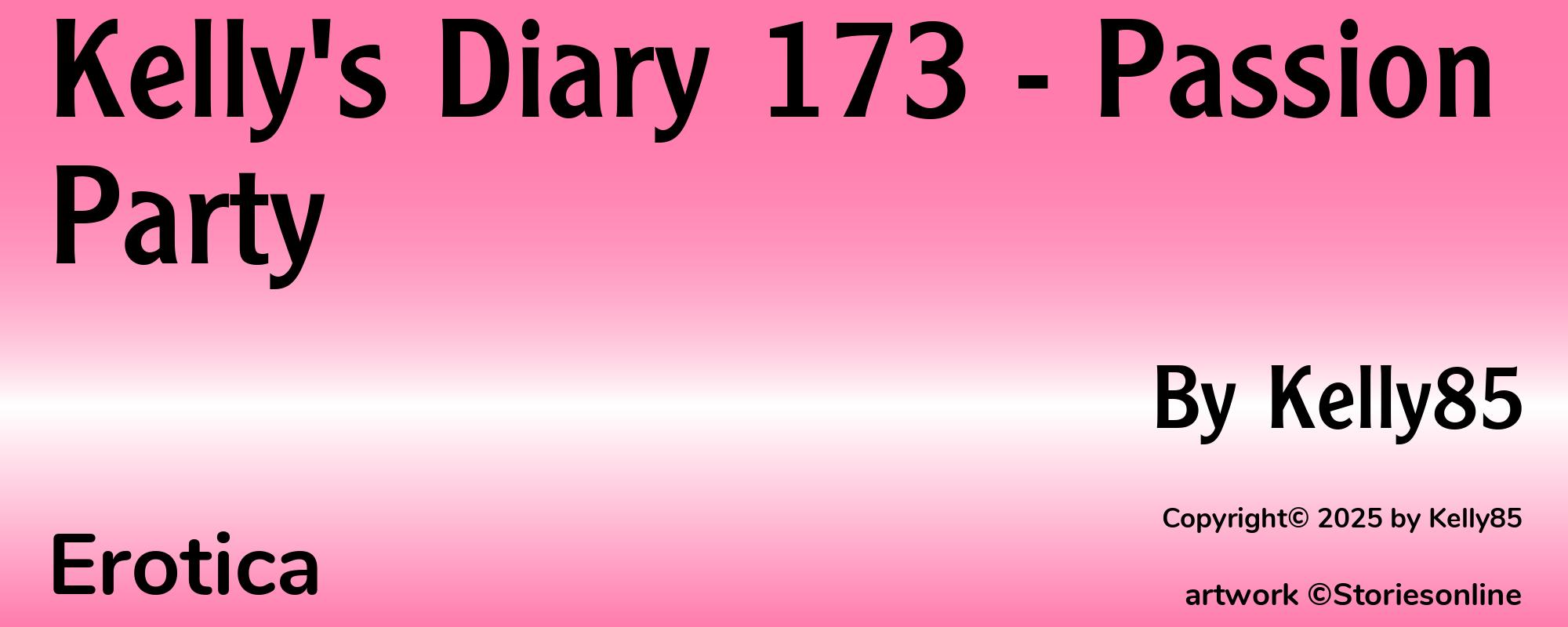 Kelly's Diary 173 - Passion Party - Cover