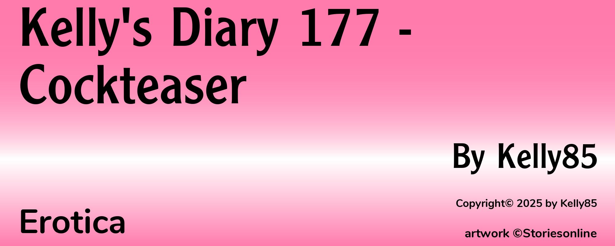 Kelly's Diary 177 - Cockteaser - Cover