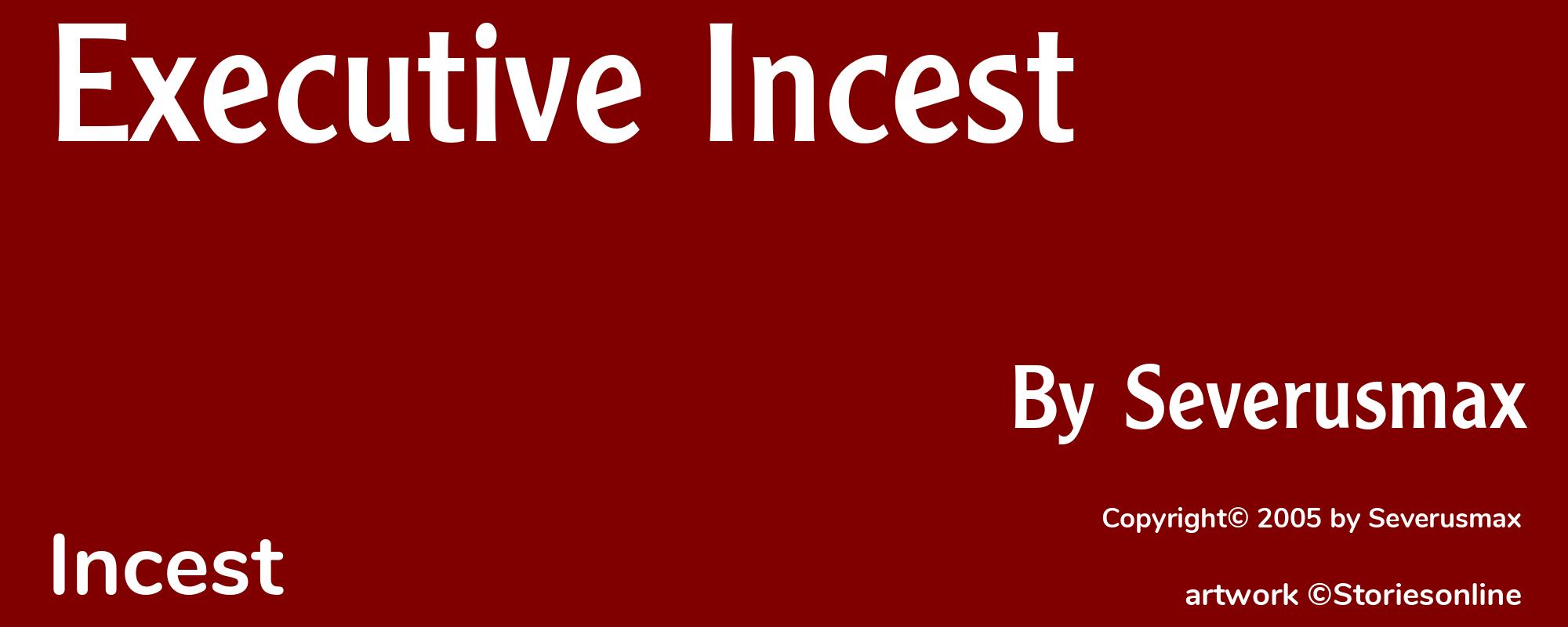 Executive Incest - Cover