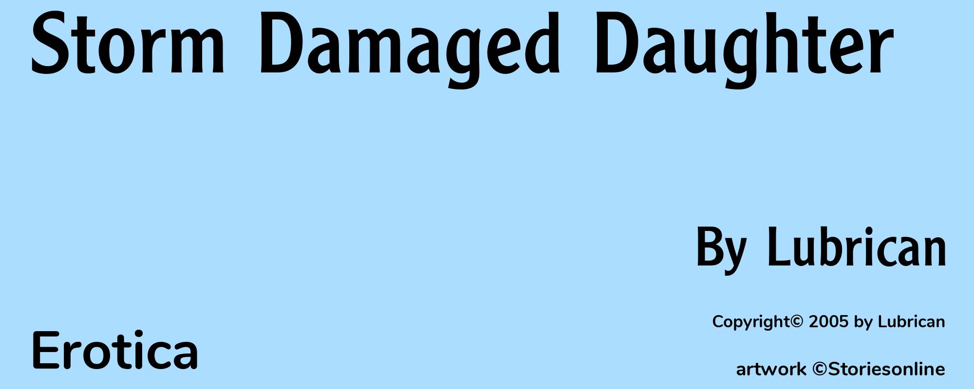 Storm Damaged Daughter - Cover