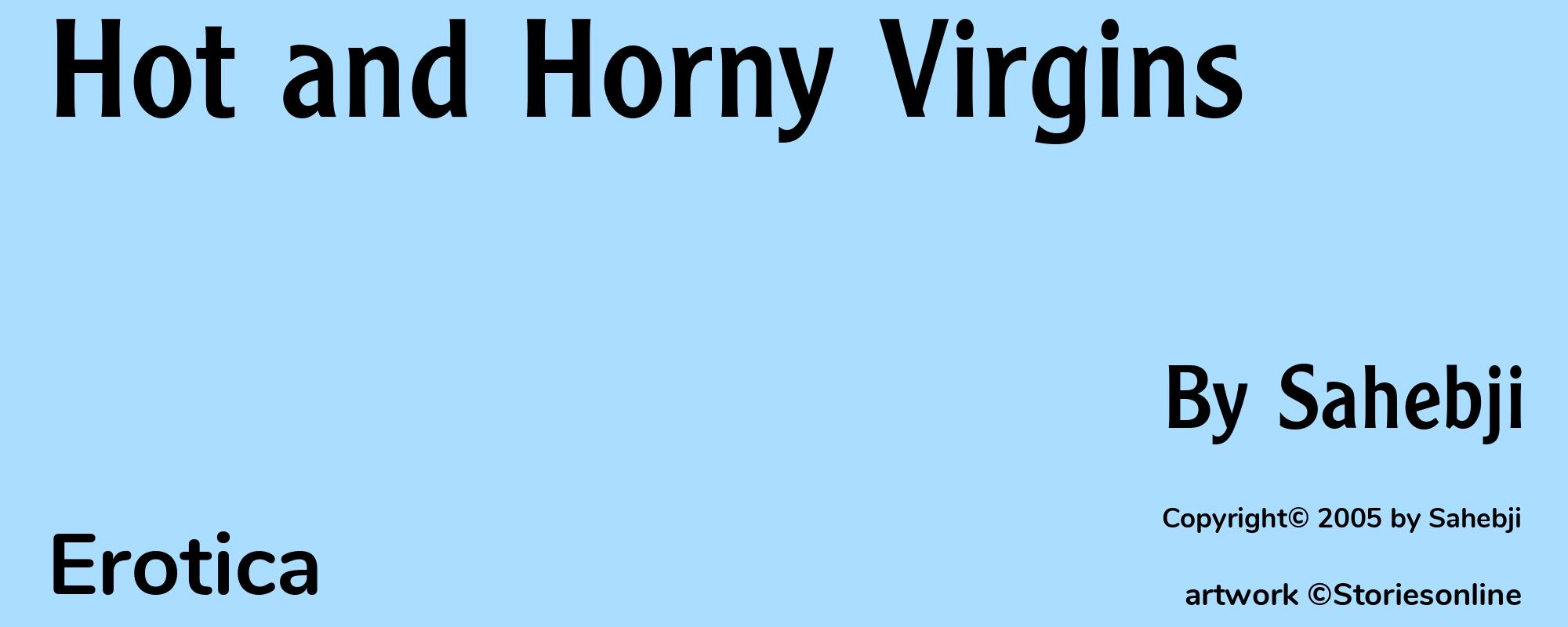 Hot and Horny Virgins - Cover