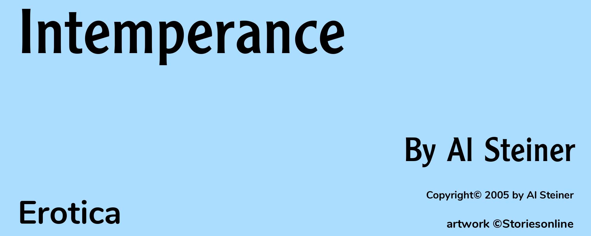 Intemperance Book 1 - Climbing the Rock - Cover