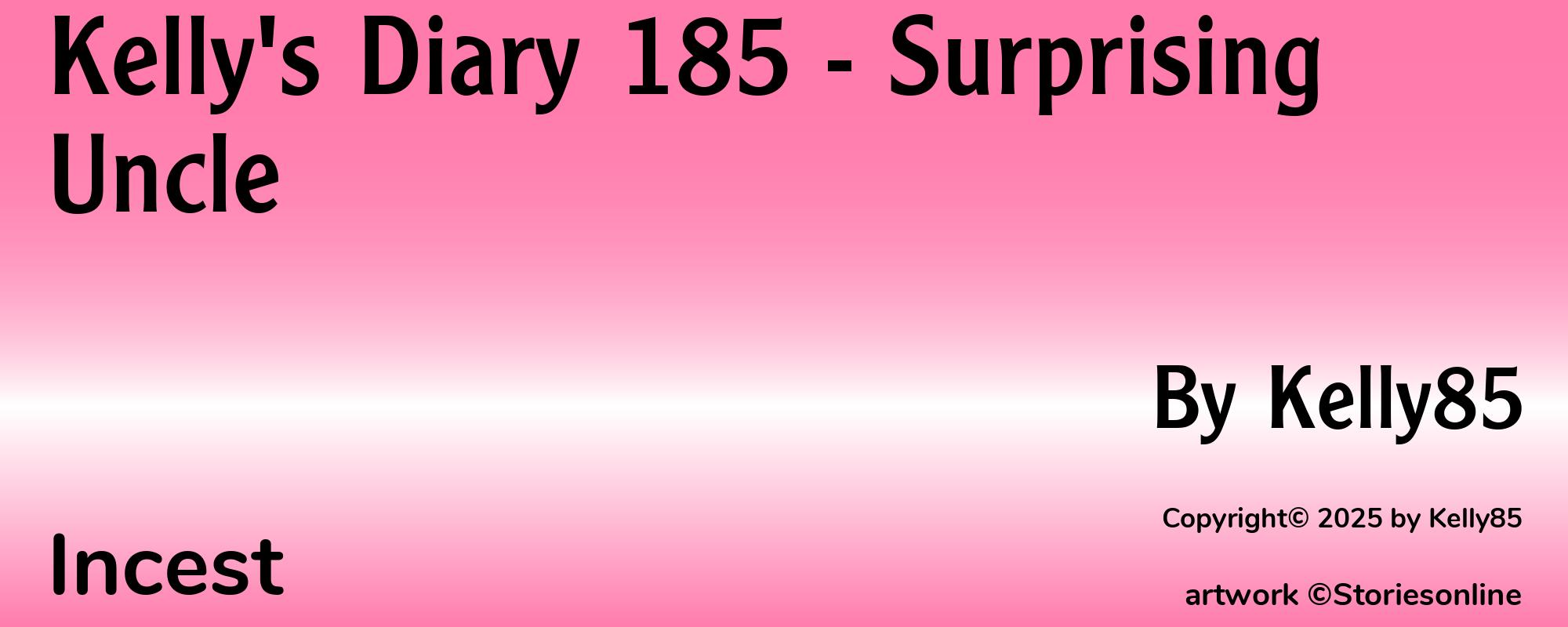 Kelly's Diary 185 - Surprising Uncle - Cover