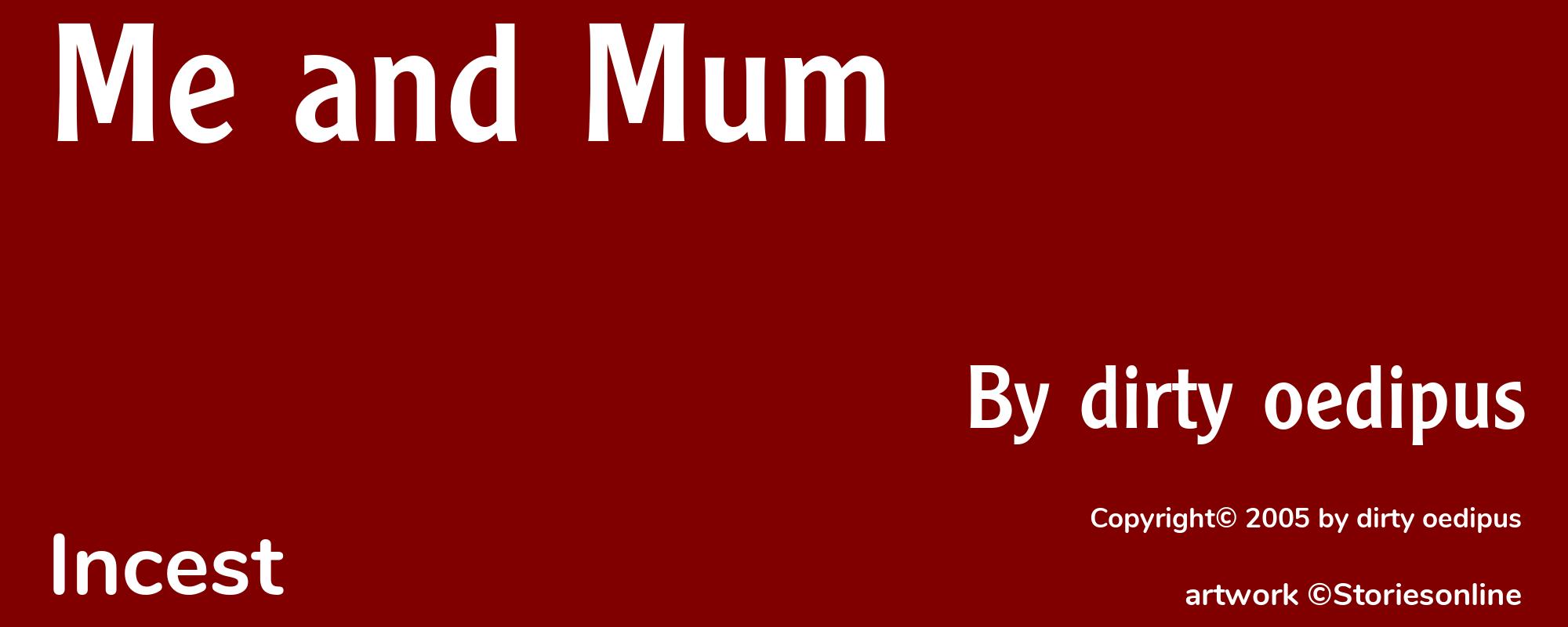 Me and Mum - Cover
