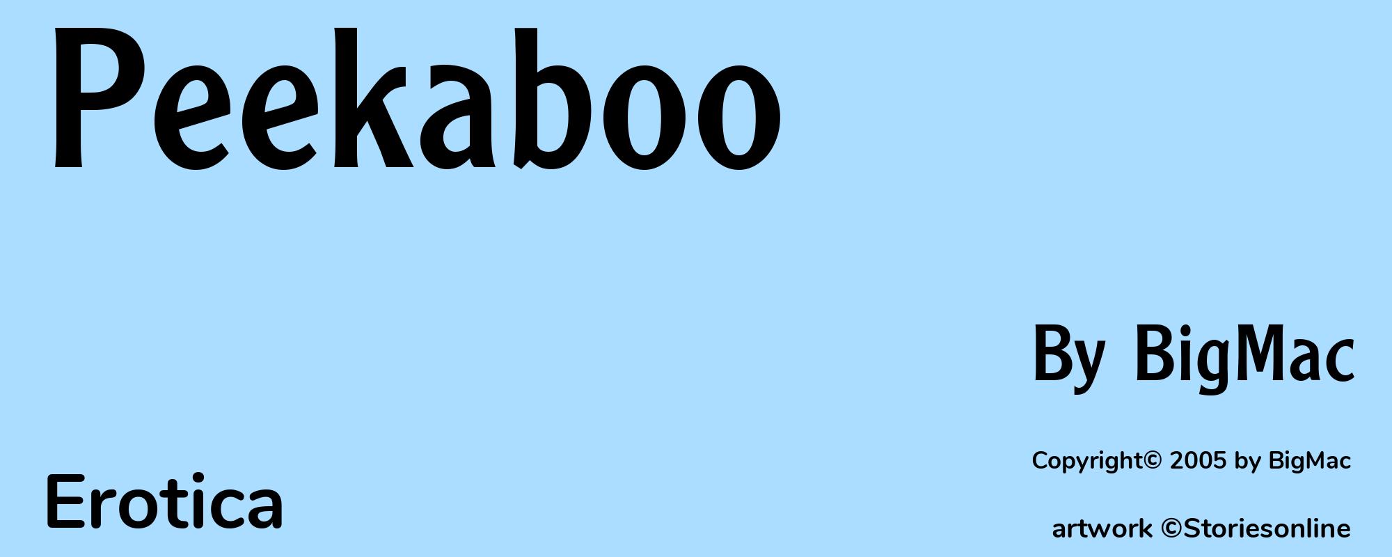 Peekaboo - Cover