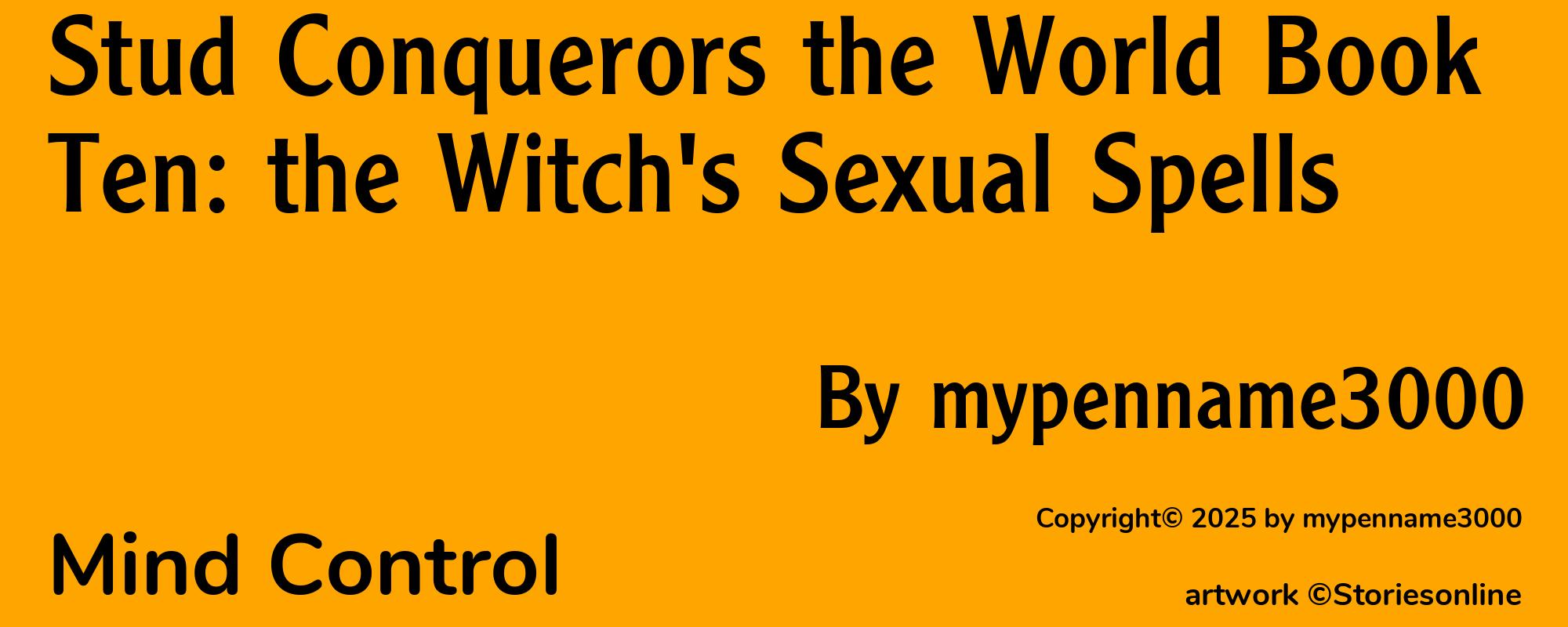 Stud Conquerors the World Book Ten: the Witch's Sexual Spells - Cover