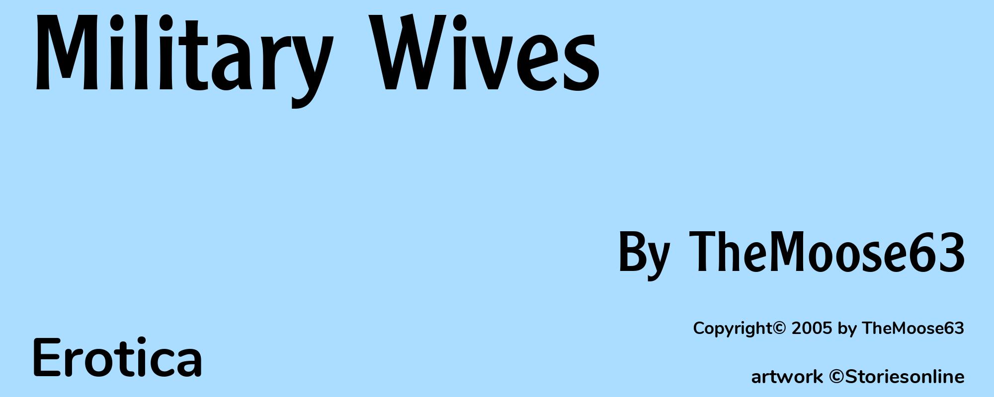 Military Wives - Cover