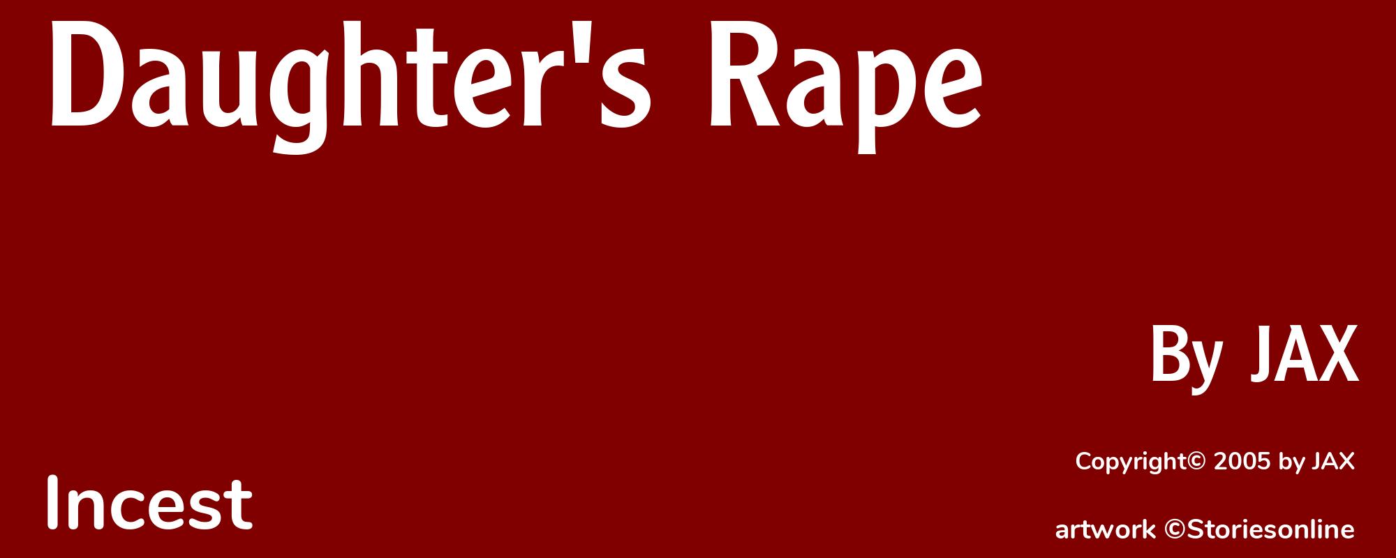 Daughter's Rape - Cover