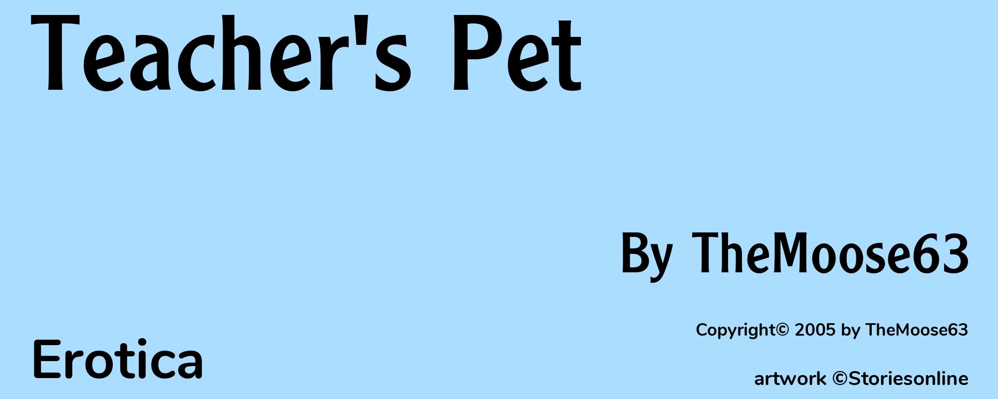 Teacher's Pet - Cover