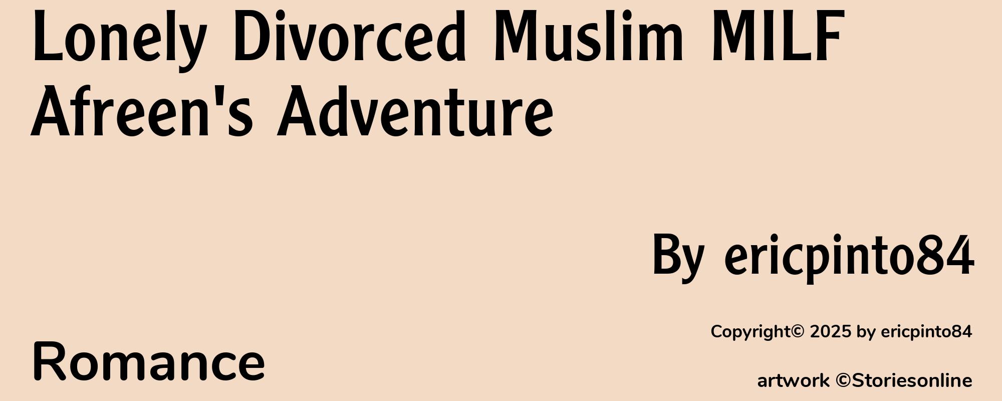 Lonely Divorced Muslim MILF Afreen's Adventure - Cover