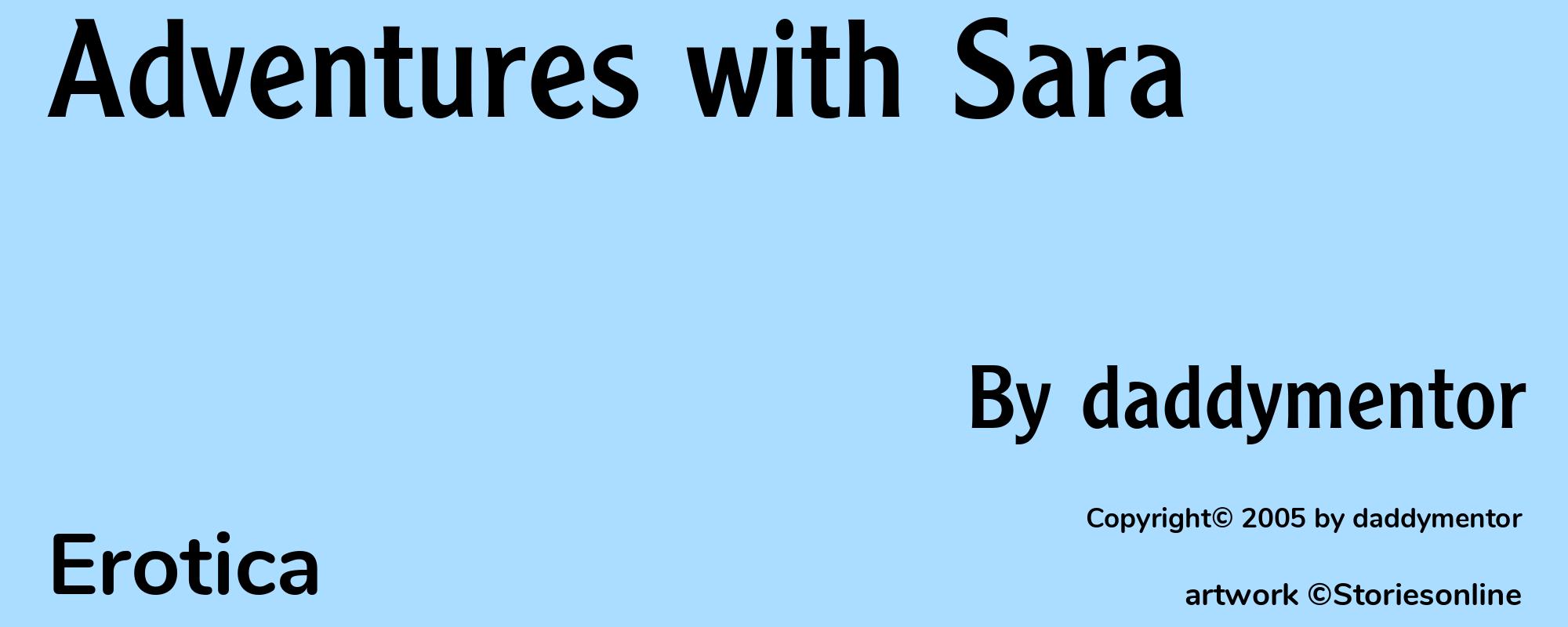 Adventures with Sara - Cover