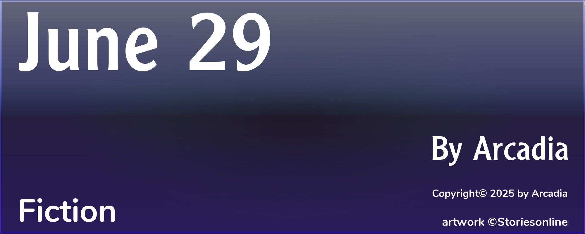 June 29 - Cover