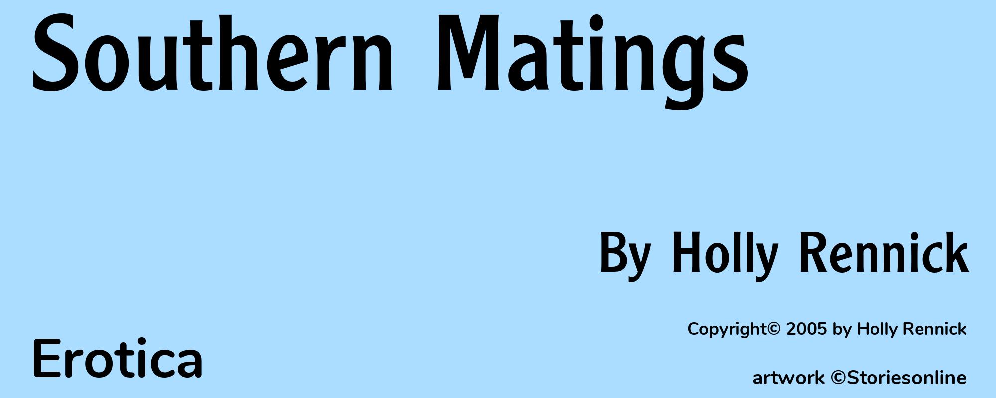 Southern Matings - Cover