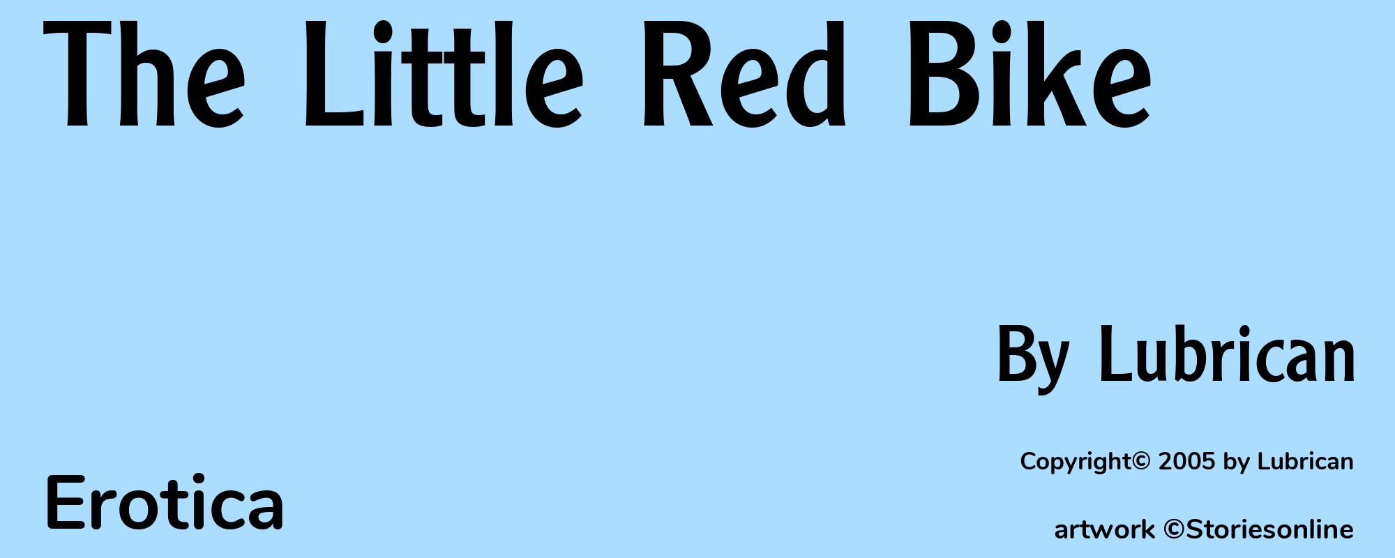 The Little Red Bike - Cover