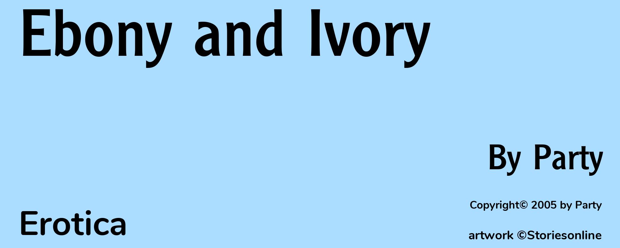 Ebony and Ivory - Cover
