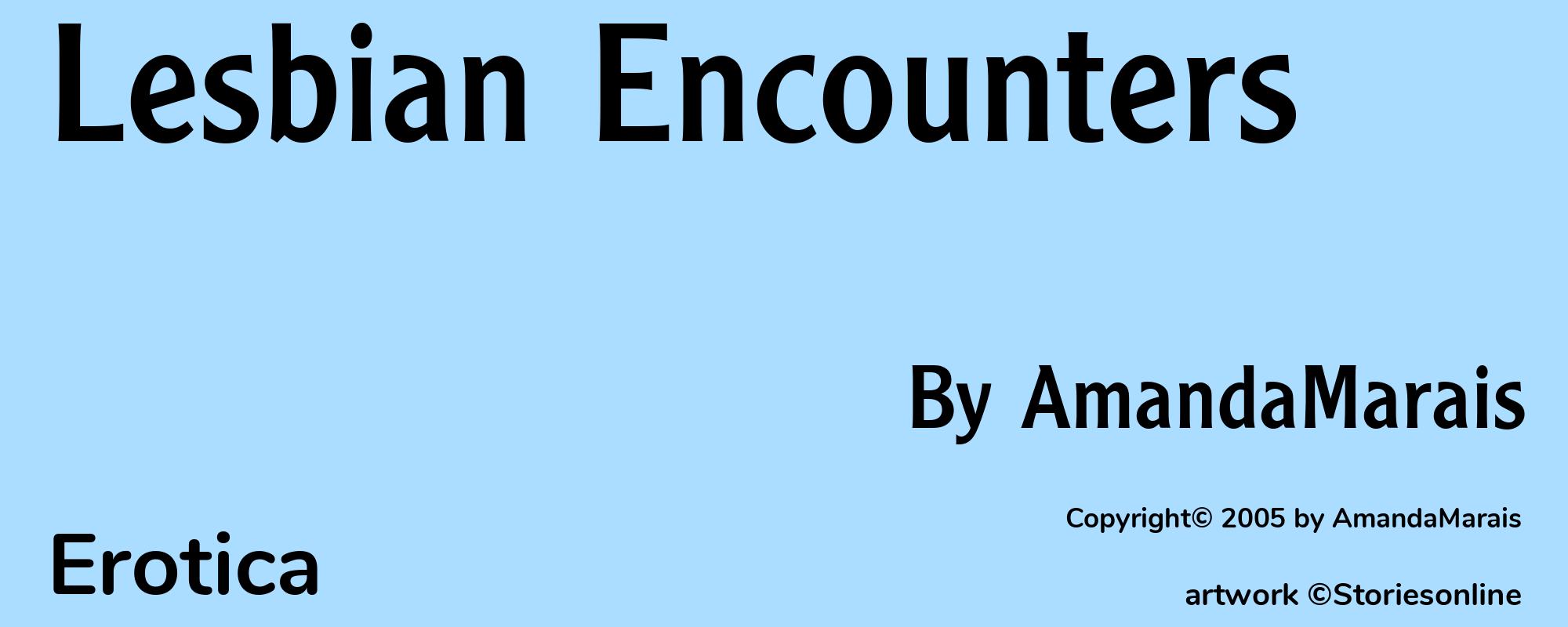 Lesbian Encounters - Cover