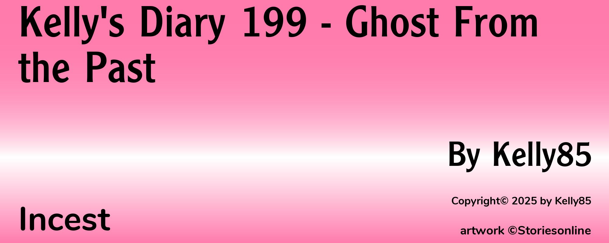 Kelly's Diary 199 - Ghost From the Past - Cover